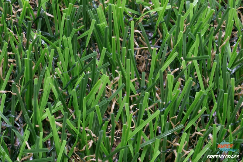 หญ้าเทียม รุ่น Rooftop Grass ใบยาว 3 ซม. (super drainage - ระบายน้ำไว พื้นแห้งเร็ว)